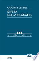 Difesa della filosofia