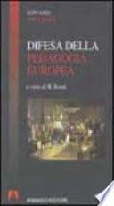 Difesa della pedagogia europea