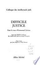 Difficile justice