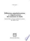 Diffusione, popolarizzazione e volgarizzazione del marxismo in Italia