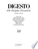 Digesto delle discipline privatistiche