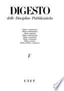 Digesto. Discipline pubblicistiche