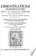 Dimostrationi Harmoniche