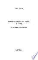 Dinamica delle classi sociali in Italia