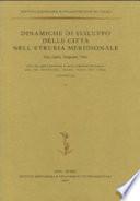 Dinamiche di sviluppo delle città nell'Etruria meridionale