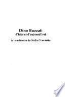 Dino Buzzati d'hier et d'aujourd'hui