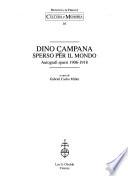 Dino Campana sperso per il mondo