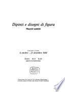 Dipinti e disegni di figura, maestri antichi