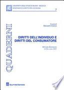 Diritti dell'individuo e diritti del consumatore