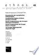 Diritti fondamentali dei gruppi etnici in Europa