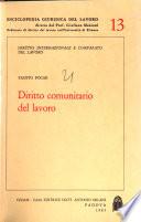 Diritto comunitario del lavoro