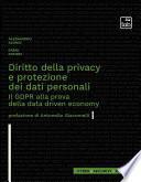 Diritto della privacy e protezione dei dati personali