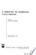 Diritto di famiglia e delle persone