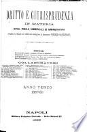 Diritto e giurisprudenza; rassegna di dottrina e di giurisprudenza civile