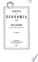 Diritto ed economia cenni di Carlo Salvadori