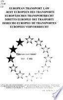 Diritto europeo dei trasporti