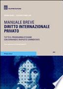 Diritto internazionale privato. Manuale breve. Tutto il programma d'esame con domande e risposte commentate