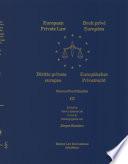 Diritto Privato Europeo