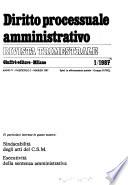 Diritto processuale amministrativo
