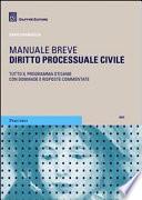 Diritto processuale civile. Manuale breve. Tutto il programma d'esame con domande e risposte commentate