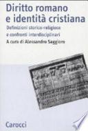 Diritto romano e identità cristiana