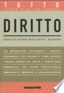 Diritto. Tavole e schemi esplicativi, glossari