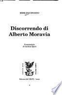 Discorrendo di Alberto Moravia