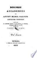 Discorsi accademici