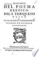 Discorsi Del Poema Heroico
