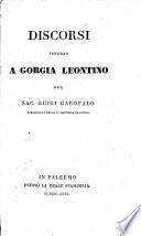 Discorsi intorno a Gorgia Leontino