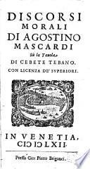 DISCORSI MORALI