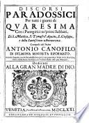Discorsi paradossici per tutti i giorni di Quaresima