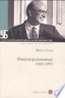 Discorsi parlamentari 1969-1993