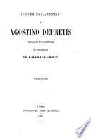 Discorsi parlamentari di Agostino Depretis