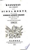 Discorsi per l'esercizio della buona morte