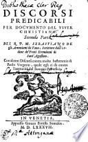 DISCORSI PREDICABILI PER DOCVMENTO DEL VIVER CHRISTIANO.