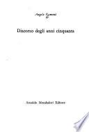 Discorso degli anni cinquanta