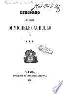 Discorso in morte di Michele Caudullo
