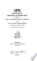 Discorso letto nella grande aula dell'Imperiale Regio Palazzo delle scienze ed arti in occasione della solenne distribuzione de'premi nell'Imperiale Regia Accademia delle belle arti fattasi da S. E. il Signor Conte di Hartig, governatore delle provincie lombarde il giorno ...