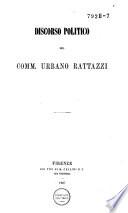 Discorso politico del comm. Urbano Rattazzi