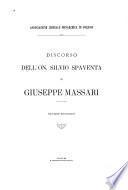 Discorso su Giuseppe Massari,XIII marzo 1886