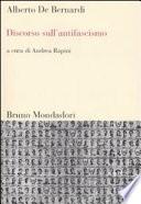 Discorso sull'antifascismo