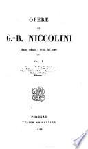 Discorso sulla Tragedia Greca. Polissena. - Ino e Temisto. Edipo. - I Sette a Tebe. - Agamennone. Medea. - Matilde. Nabucco
