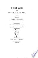 Disgrazie di donna Urania ovvero degli studi femminili