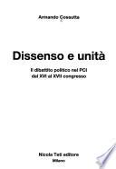 Dissenso e unità
