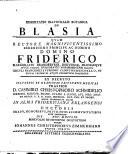 Dissertatio inauguralis botanica De blasia quam rectore magnificentissimo ... domino Friderico ... praeside d. Casimiro Christophoro Schmidelio ... pro doctoris gradu, honoribus, privilegiis ac immunitatibus rite obtinendis die nov. 1759 benevolae eruditorum disquisitioni offert Iohannes Christophorus Zimmermann Evrtho-Noricus