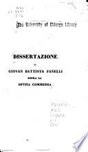 Dissertazione di Giovan Battista Fanelli sopra la Divina commedia