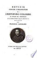 Dissertazioni epistolari bibliografiche di Francesco Cancellieri sopra Cristoforo Colombo di Cuccaro nel Monferrato discopritore dell'America e Giovanni Gersen di Cavaglia abate di S. Stefano in Vercelli ..