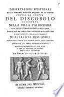 Dissertazioni epistolari di G. B. Visconti e Filippo Waquier de la Barthe sopra la statua del discobolo scoperta nella Villa Palombara, con le illustrazioni della medesima pubbl. da Carlo Fea e Giuseppe Ant. Guattani e coll' aggiunta delle illustrazioni di altri due discoboli dissotterati nella Via Appia e nella Villa Adriana prodotte da Ennio Quirino Visconti