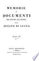 Dissertazioni sopra la storia ecclesiastica lucchese